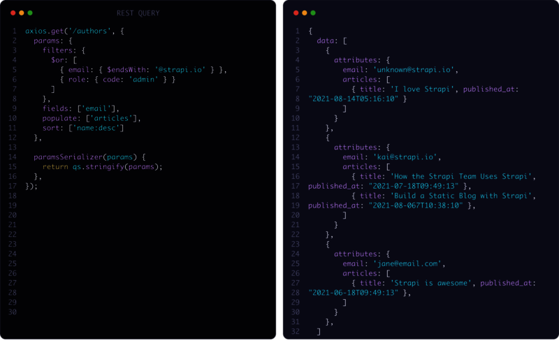 Boosted REST and GraphQL API
