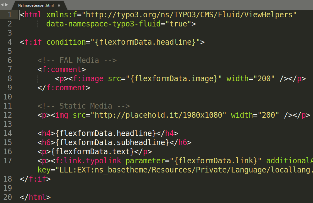 Resource file setup