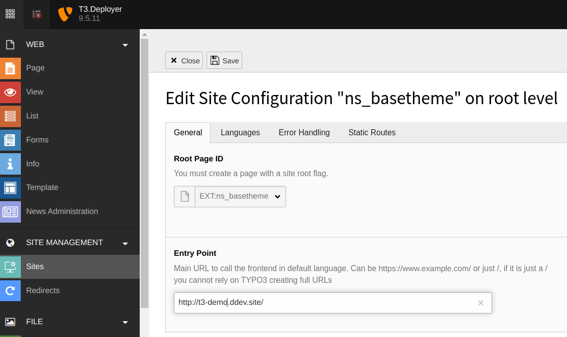 Install EXT:ns_basetheme