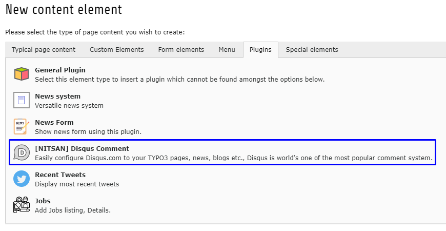 Add Disqus Comments Plugin