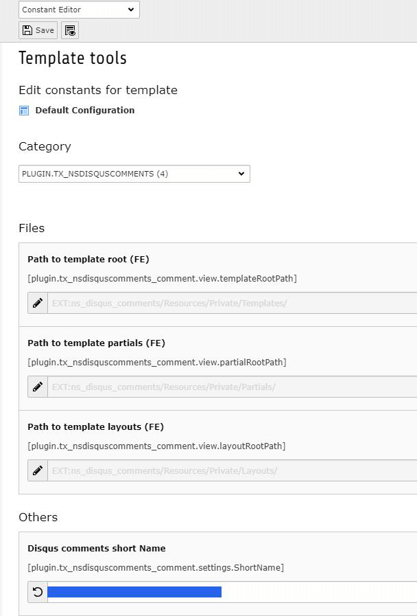 Template tools