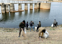 Cleaness Drive by NITSAN Team at  Bortalav lake scenic point