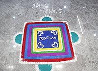 Rangoli Competition at NITSAN