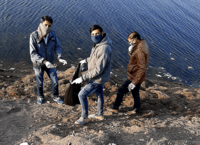 Cleaning Bortalav lake by NITSAN Team