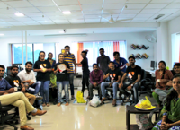 Team NITSAN Gather for Competition