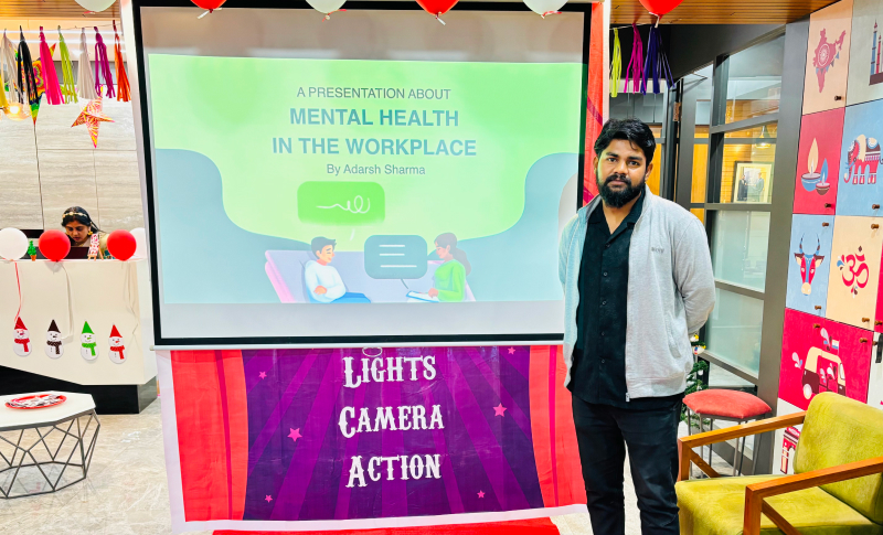 Talk - Mental health at Work place by Adarsh Sharma