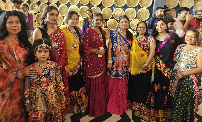 Garba celebration at Zanzar Bhavnagar