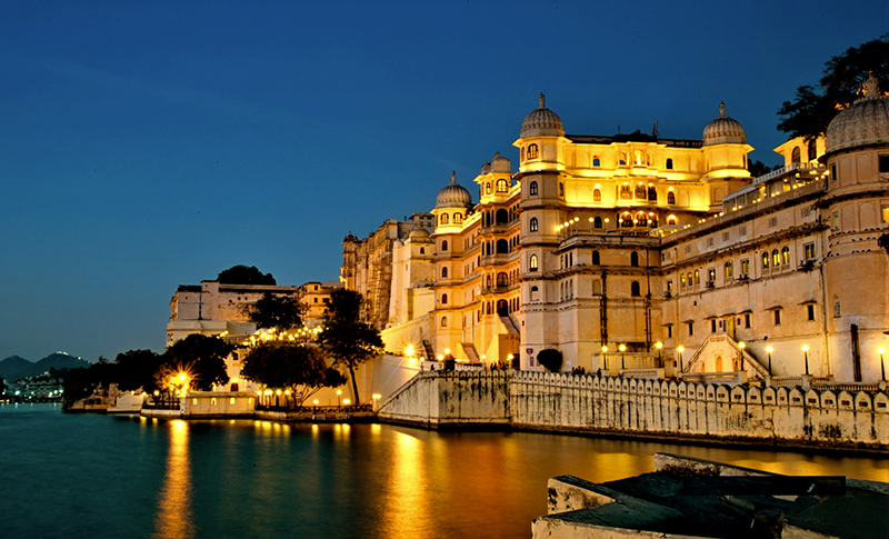 Beautiful Night View From City Palace