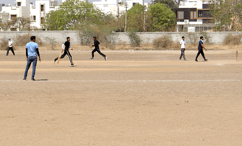 NITSAN Team completed the fielding.