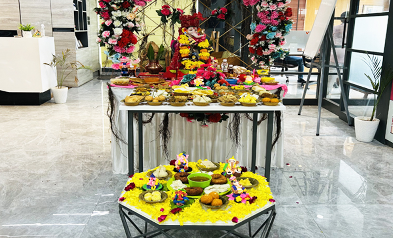 56 Bhog to Ganesh