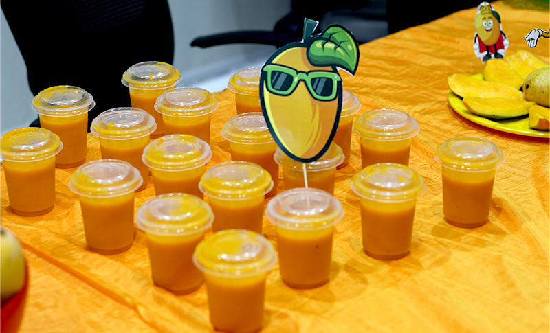 Mouthwatering Mangoes Juice   