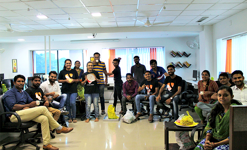 Team NITSAN Gather for Competition