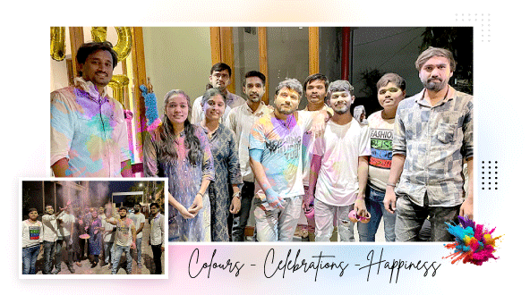 Splashing colors, spreading joy - Holi at NITSAN was a blast