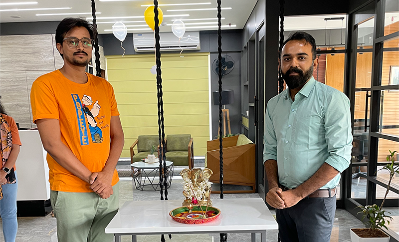 Ganesh pooja by our CEO and CTO